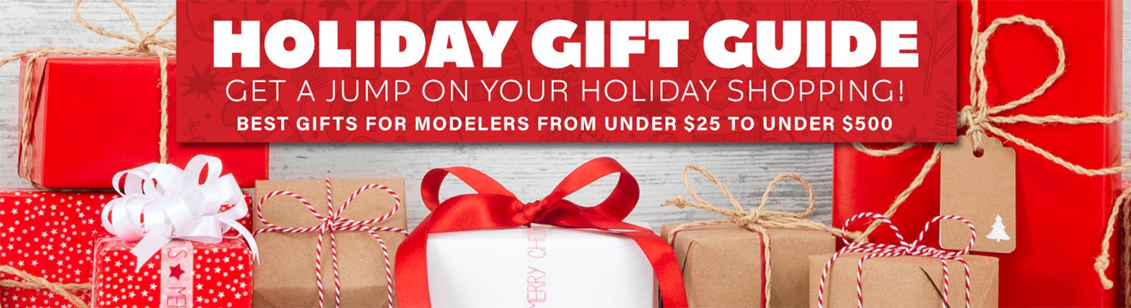Holiday Gift Guide for Model Railroaders - get a jump on your holiday shopping!