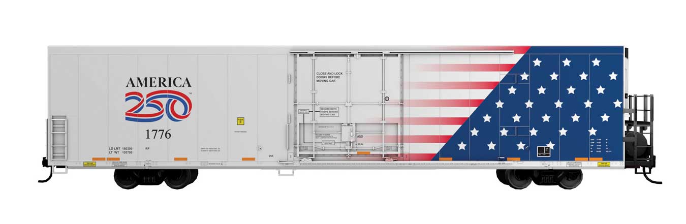 Walthers - Five-Unit Articulated Double Stack Well Car Ready-to