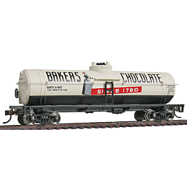 Walthers - 40' Tank Car - Ready to Run - Baker's Chocolate GATX