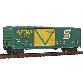 MicroTrain - 50' Rib-Side Double-Door Boxcar No Roofwalk - Ready