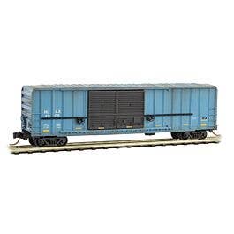 MicroTrain - 50' Rib-Side Double-Door Boxcar No Roofwalk - Ready