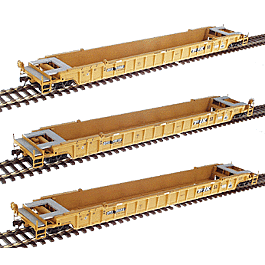 Walthers - 53' Single Unit Well Cars - Assembled 3-Pack - TTX #1