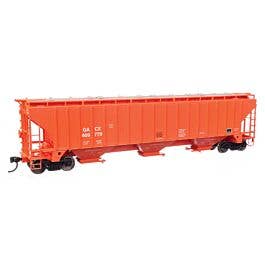 Lot De 2 Wagons Hopper Walthers 910-7451 & 910-7452 - 3 Bay Covered Hopper - 54 Ft