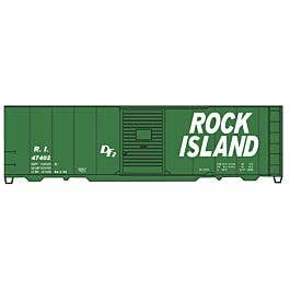 Accurail - AAR 40' Single-Door Steel Boxcar - Kit - Rock Island 47402 ...
