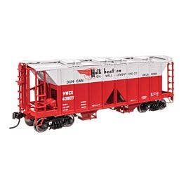 Échelle H0 - Walthers Marchandises 39' Couverts Trémie Halliburton Hwcx