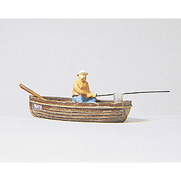 Preiser - Angler in a Boat - 590-28052