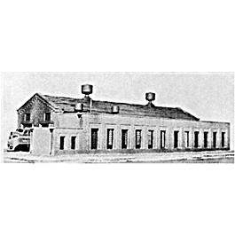 Period Min - Brick 2-Stall Engine House - 555-518