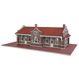 Walthers - Brick Mission-Style Santa Fe Depot - Kit - 11-5/16 x 6