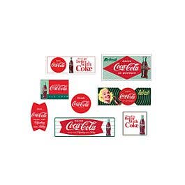 CMW - Building Signs Pack - Coca-Cola - 8 Different Printed Signs - 221 ...