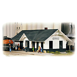 933-3240  -  Clarkesville Depot Kit - N Scale main image 1
