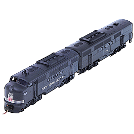 Locomotive Diesel N Scale Bev-Bel New York Central FA2 #1044 - Échelle N - Noir
