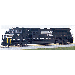 Kato - EMD SD80MAC - Standard DC - NS #7202 (black, white