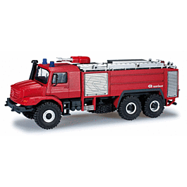 Herpa - Emergency Mercedes-Benz Zetros Fire Truck - Assembled