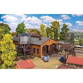 Faller - Engine House Train Yard Structure Set - Kit - 1 Each