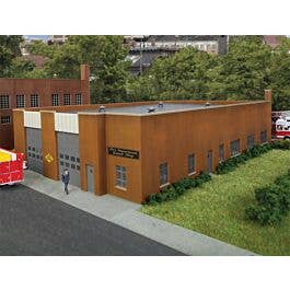 Walthers Fire Department Repair Shop Kit 135/8 x 71/2 x 33/8