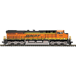 軸44 MTH - GE ES44AC - Standard DC - BNSF Railway #7028 (orange, black