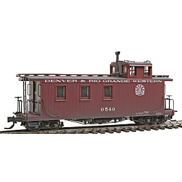 SoundTraxx - Long Caboose, Weathered - Denver & Rio Grande Western