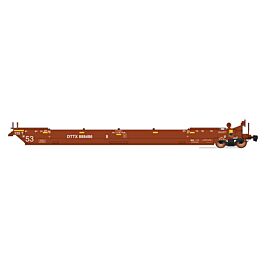 Wagons marchandises HO: 3 Conteneurs 53 Intermodal Stax ATLAS pour MAXI