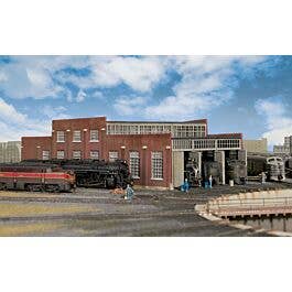 Walthers - Modern Roundhouse 3 Add-On Stalls - Kit - 10-13/16 x 3