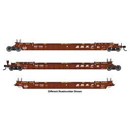 Walthers 貨物車 Athearn Wellcars BNSF HOゲージ Walthers - NSC Articulated 3-Unit 53' Well Car - Ready-to-Run