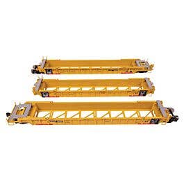 Walthers - NSC Articulated 3-Unit 53' Well Car - Ready-to-Run