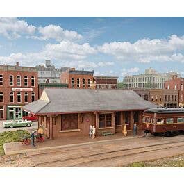 ＰＥNＮＳＹＬＶＡＮＩＡ　鉄道模型 Walthers - Pennsylvania System Brick Combination Station - Kit