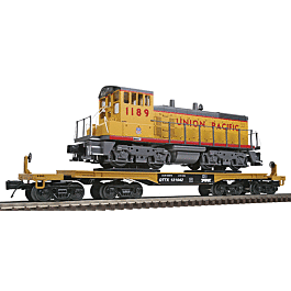 MTH - Premier 47' TTX Heavy Duty Flatcar w/SW-1500 Locomotive