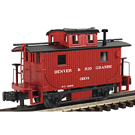Fourgon De Queue Denver & Rio Grande – échelle O – 3 Rails – MTH – Occasion