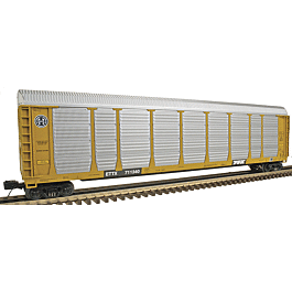 Wagon MTH Chicago & North Western Auto Carrier - Échelle O 3 Rails - Occasion