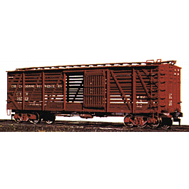 LifeLike PROTO 2000 40' Mather Stock Car SetAssembled CNW (brown