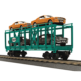 MTH - RailKing Auto Carrier Flatcar w/4 1967 Mustangs - New York ...