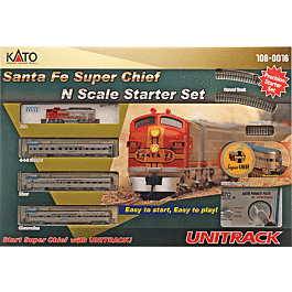 Kato - Santa Fe Super Chief Starter Set - Includes: F7A Locomotive
