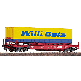 ROCO 46372 HO Öbb Wagon Kangourou Remorque Routière Augustin Neuf Boite