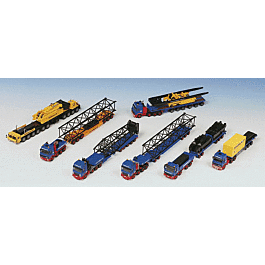 Kibri - Tractor/Trailer - Gottwald AK 850 Crane Travelling Set