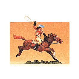 Preiser - Wild West Figures - Cowboys & Trappers 1/25 Scale - Mounted ...