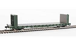 60' Pullman-Standard Bulkhead Flatcar (48' IL) - Ready to Run -- Indiana Harbor Belt #819008