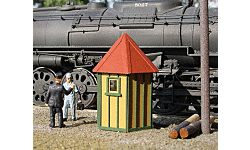 ATSF Standard Telephone Booth -- Kit - 3/4 x 3/4 x 1-1/2" 1.9 x 1.9 x 3.8cm pkg(3)