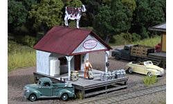 Dairy Transfer Stand - LASERkit -- Laser-Cut Wood Kit (2-Platform Set)