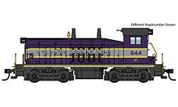 EMD SW7 - ESU Sound & DCC -- Atlantic Coast Line #650 (purple, silver, yellow)