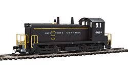EMD SW7 - Standard DC -- New York Central #8881 (black)