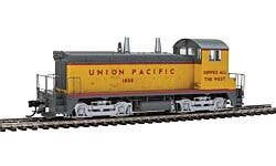 EMD SW7 - Standard DC -- Union Pacific(R) #1808 (Armour Yellow, gray, red)