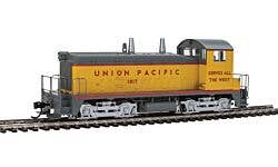 EMD SW7 - Standard DC -- Union Pacific(R) #1817 (Armour Yellow, gray, red)