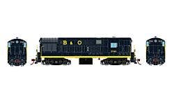 FM H16-44 Phase III - Standard DC -- Baltimore & Ohio 9740 (blue, yellow, Sans Serif B&O)