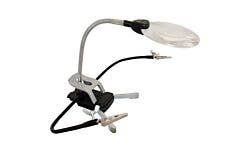 Helping Hands Magnifier -- With LED Light & 2 Hands