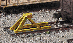Track Bumper - Built-ups -- Yellow pkg(5)