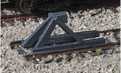Track Bumper - Built-ups -- Dark Gray pkg(5)