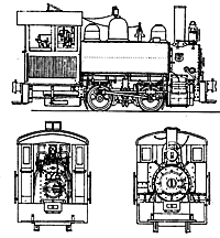 Grandt - 0-4-0 Porter 18-Ton Steam Loco Kit On3 (DIRECT ONLY