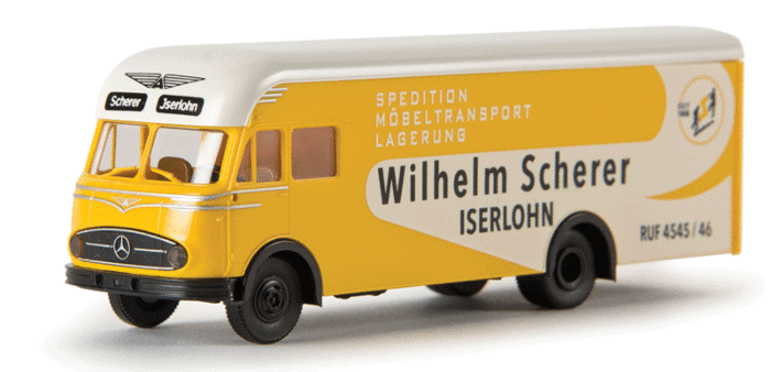 Brekina - 1950s Mercedes-Benz LP 322 Delivery Van - Assembled
