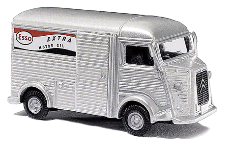 Miniature JRD Citroën Type H HY - Publicité Esso Extra Motor Oil - 1:43 - Gris Métal