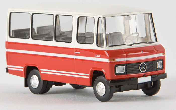 Brekina - 1960s-1970s Mercedes-Benz O 309 Bus - Assembled - White